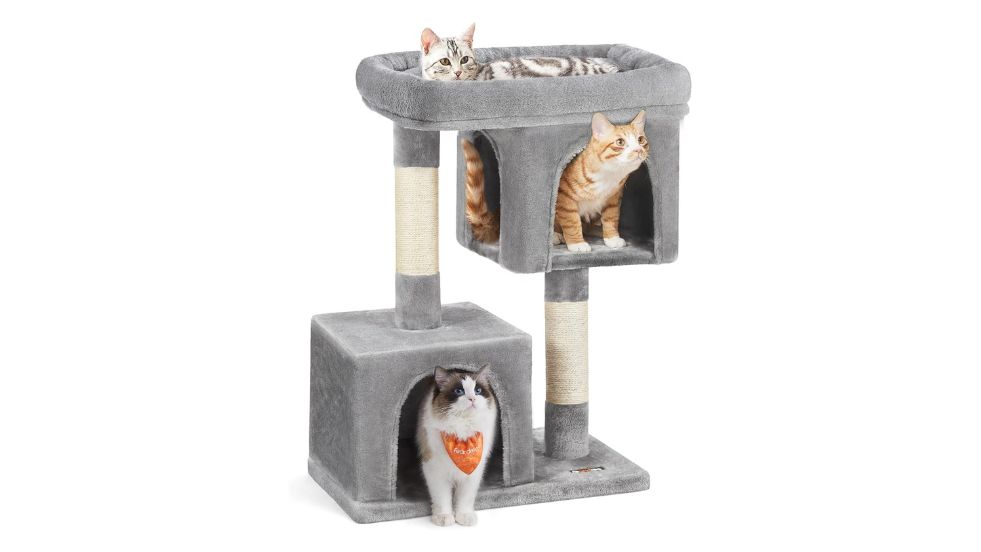Feandrea Cat Tree, 33.1-Inch Cat Tower