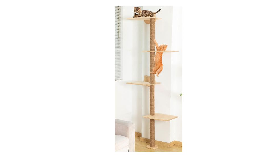 HAPYKITYS Store Cat Tree Wall Mounted Tall