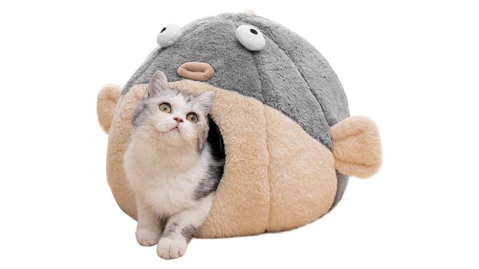  Lcybem Cat Bed Cave with Removable Washable Cover
