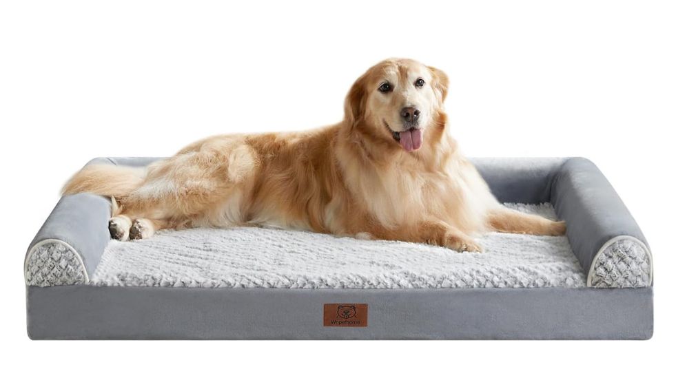 WNPETHOME Orthopedic Egg-Crate Memory Foam Bed